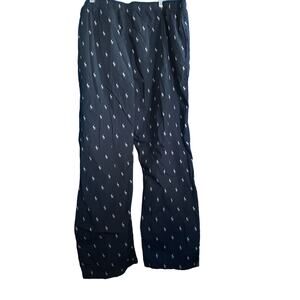 Polo Ralph Lauren Men’s All Over Pony Loungewear Sleepwear Navy Blue 3XT/3XL